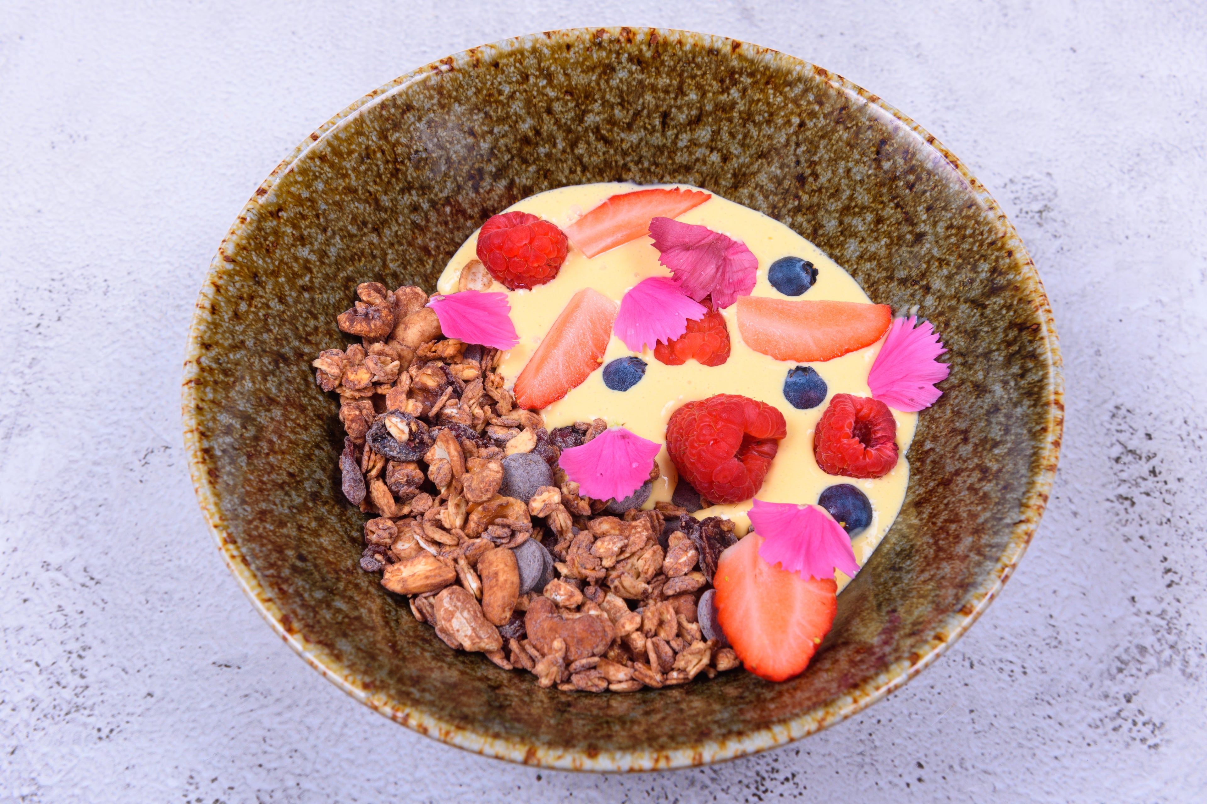 Granola with chocolate